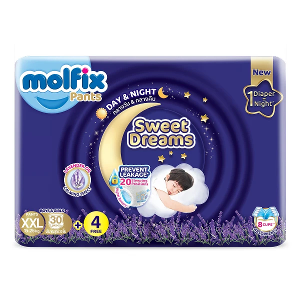 Tã quần Molfix Sweet Dreams size XXL